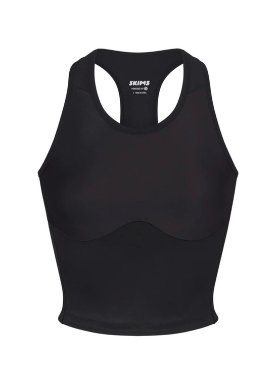 SKIMS Other - Skims Performance Racer Back Tank - Oynx Shine